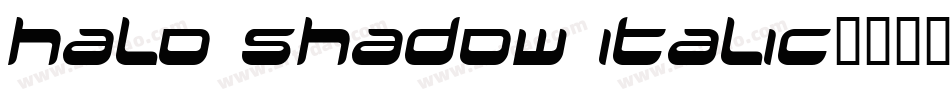 Halo Shadow Italic字体转换